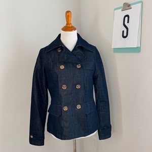 Lauren Ralph Lauren double breasted denim jacket